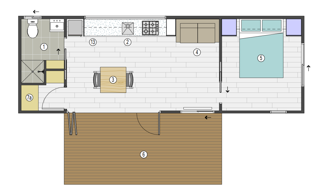 Modular Floor Plans for 1 Bedroom Modular Solutions