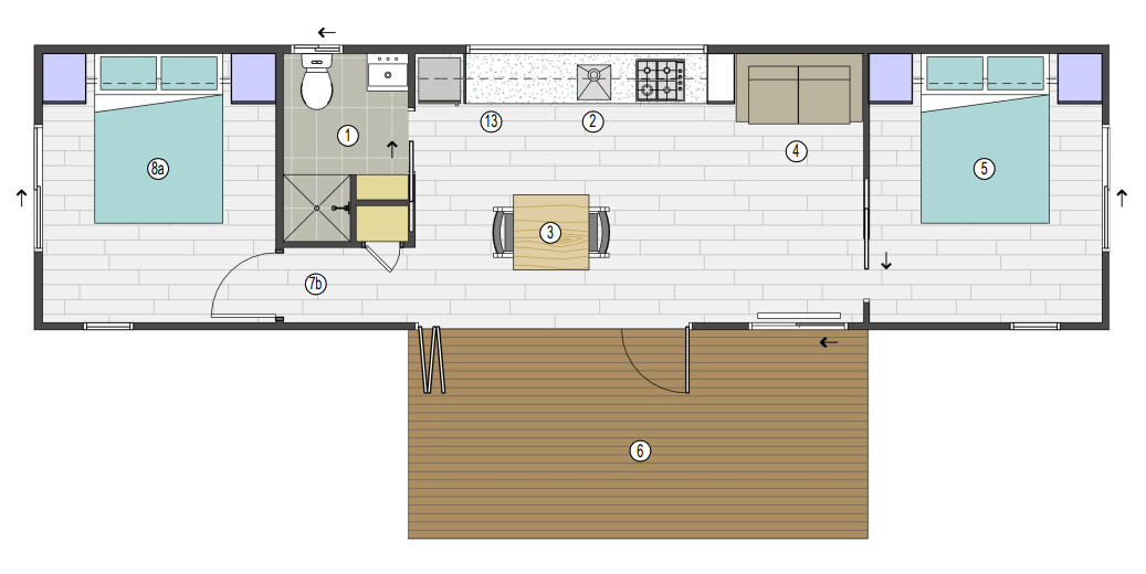 Modular Floor Plans for 2 Bedroom Modular Solutions